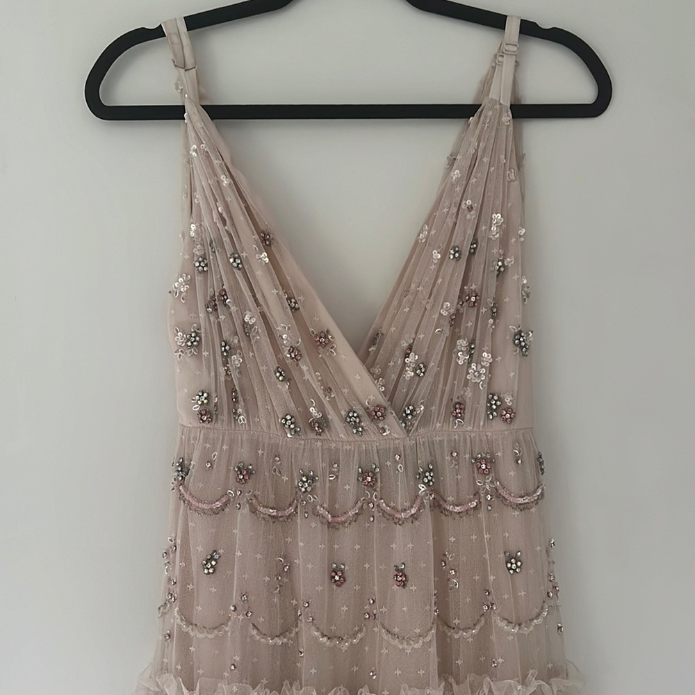 Needle & Thread London embellished dress